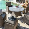a casa mia Gartensessel aus Polyrattan Florenz 2