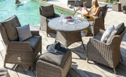 a casa mia Gartensessel aus Polyrattan Florenz 2