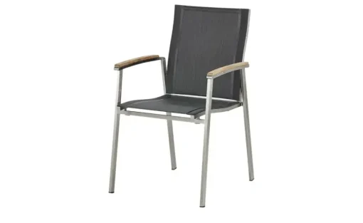 a casa mia Garten-Stapelsessel Edelstahl London | 90 cm