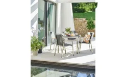 a casa mia Garten-Stapelsessel Edelstahl London | 90 cm