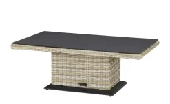 a casa mia Polyrattan-Tisch höhenverstellbar Sylt