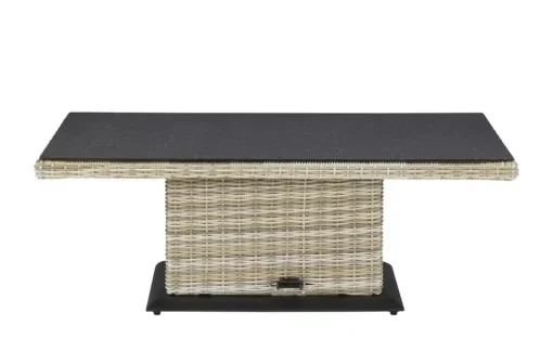 a casa mia Polyrattan-Tisch höhenverstellbar Sylt