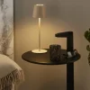 Akku-Tischleuchte | Beige | Möbel Höffner