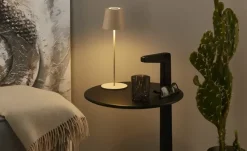 Akku-Tischleuchte | Beige | Möbel Höffner