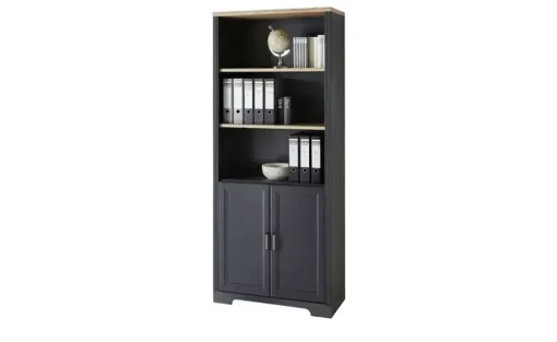 Aktenschrank Varese | Graphit, Asteiche (Nachbildung)