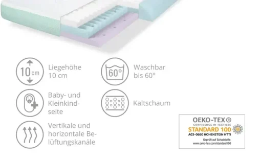 Alvi Kindermatratze Star | 140 cm | Möbel Höffner