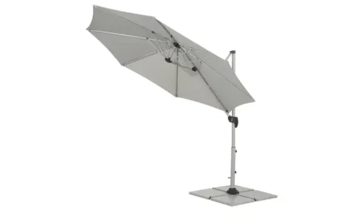 Ampelschirm  Ø 300 cm Derby Sun | Hellgrau | Höffner
