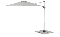 Ampelschirm  Ø 300 cm Derby Sun | Hellgrau | Höffner