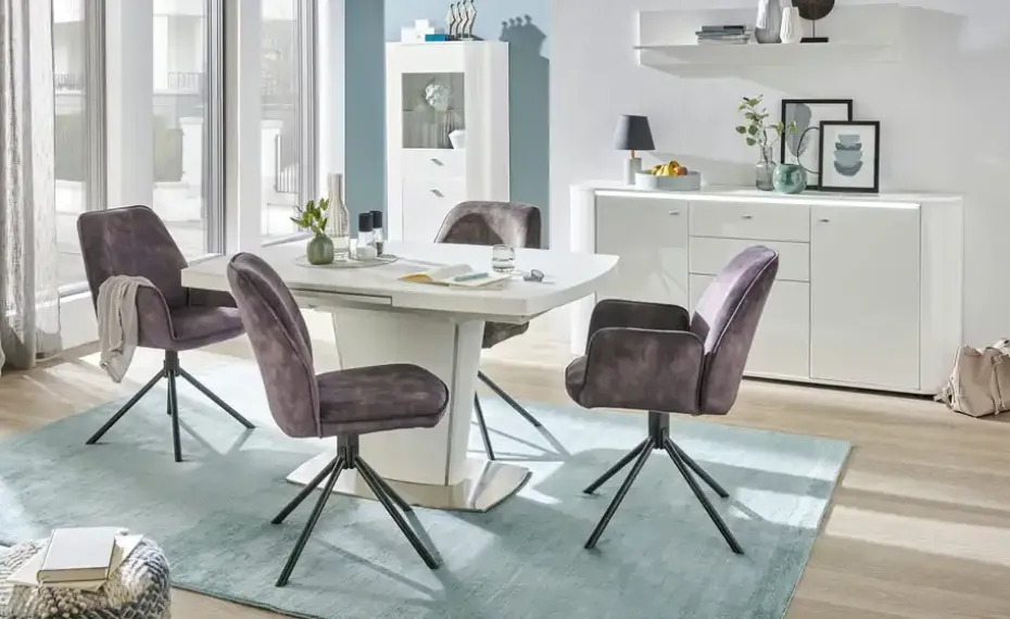 Armlehnstuhl Velours Flynn | Armlehne, Anthrazit