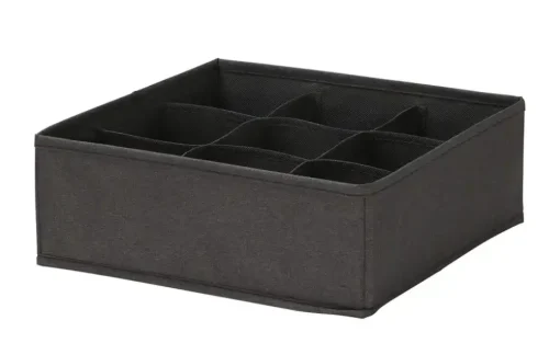 Aufbewahrungsbox, faltbar | Schwarz | Möbel Höffner