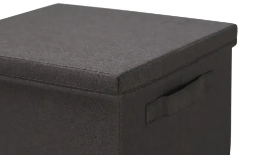 Aufbewahrungsbox mit Deckel | Schwarz | Möbel Höffner
