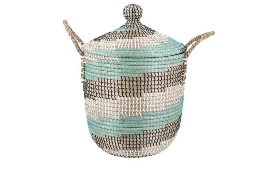 Aufbewahrungskorb mit Deckel | 46 cm | Möbel Höffner