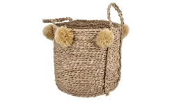 Aufbewahrungskorb mit Pompoms | Möbel Höffner