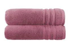 Badetuch (100 x 150cm), 2er-Set Beere Soft Cotton