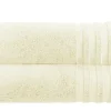 Badetuch (100 x 150cm), 2er-Set Creme Soft Cotton