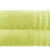 Badetuch (100 x 150cm), 2er-Set Grün Soft Cotton