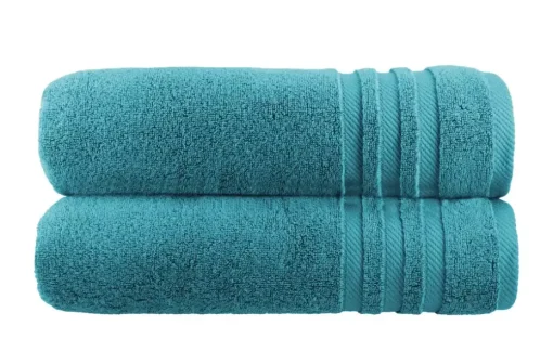 Badetuch (100 x 150cm), 2er-Set Petrol Soft Cotton
