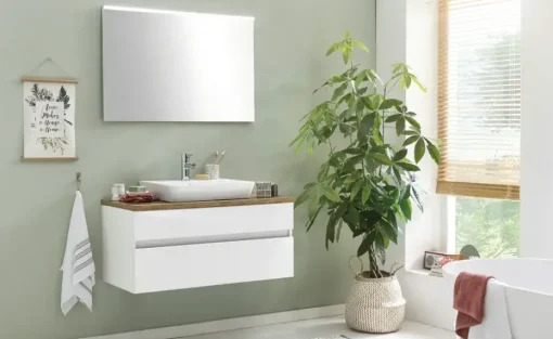 Badezimmerkombination Zierker See | Weiß | Höffner