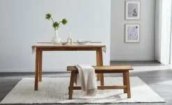Bank aus Massivholz Siro | Eiche, 100 cm | Höffner