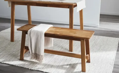 Bank aus Massivholz Siro | Eiche, 100 cm | Höffner