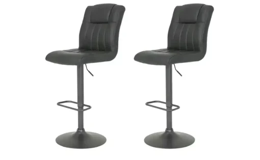 Barhocker 2er-Set Richard | Anthrazit | Möbel Höffner