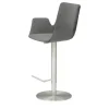 Barhocker MyHelios | Graphit, Mikrofaser | Höffner