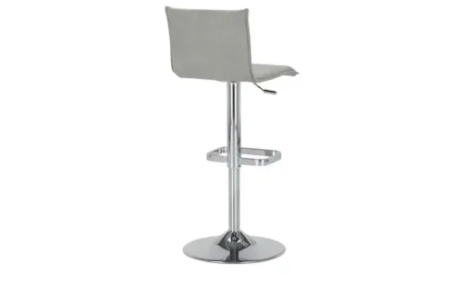 Barhocker MyTina | Grau, verchromt, glänzend | Höffner