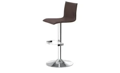 Barhocker MyTina | Leder, Braun | Möbel Höffner