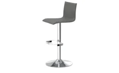 Barhocker MyTina | Mikrofaser, Graphit | Möbel Höffner