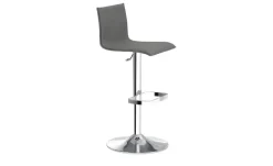 Barhocker MyTina | Mikrofaser, Graphit | Möbel Höffner