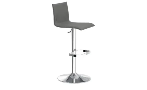 Barhocker MyTina | Mikrofaser, Graphit | Möbel Höffner