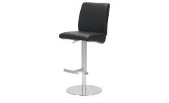 Barhocker Vittoria | Schwarz, Gestell rund | Höffner