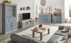 Barschrank Bornholm | Kiefer, Grau, antik | Höffner