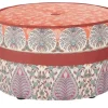 bassetti by SCHRÖNO Pouf aus Velours Tino | Rot
