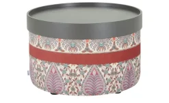 bassetti by SCHRÖNO Pouf aus Velours Tino | Rot