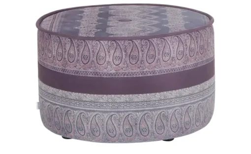 bassetti by SCHRÖNO Pouf aus Velours Tino | Lila/Violett
