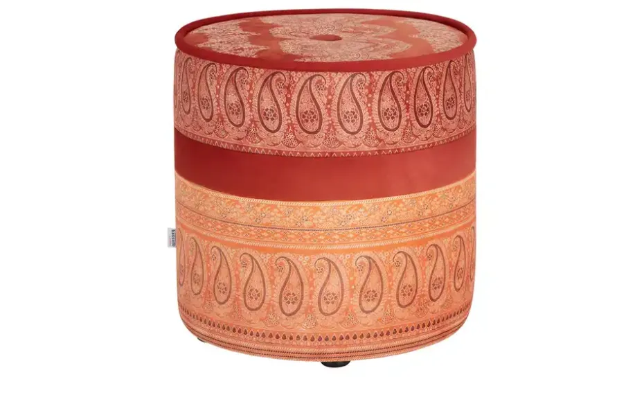 bassetti by SCHRÖNO Pouf Tinetto | Orange | Höffner