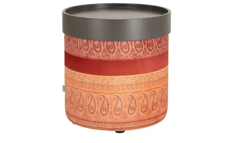 bassetti by SCHRÖNO Pouf Tinetto | Orange | Höffner