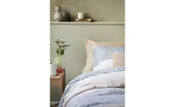 Beddinghouse Flanell Bettwäsche Stitches | Blau