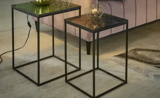 Beistelltisch 2er-Set Carrara | Möbel Höffner