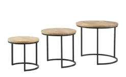 Beistelltisch 3er-Set Round | Möbel Höffner