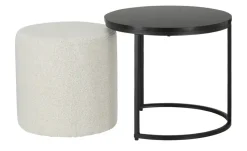 Beistelltisch-Hocker-Set Jesi | Möbel Höffner