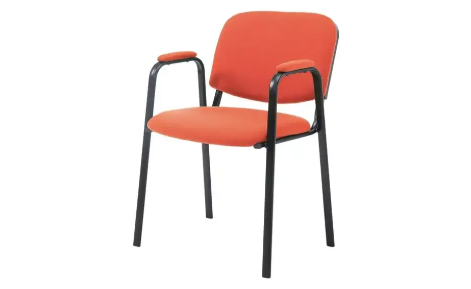 Besucherstuhl | Rot, Schwarz | Möbel Höffner