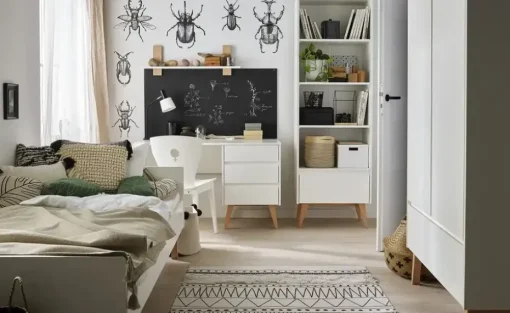 Bett  Swing | Weiß, 90 cm | Möbel Höffner