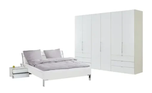 Bettanlage mit 2 Nachtkonsolen Beda | 140 cm, 210 cm