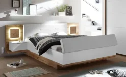 Bettanlage Rugby | Weiß, Wildeiche (Nachbildung)