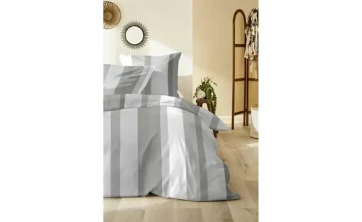 Bettwäsche-Set | Grau, 200 cm | Möbel Höffner
