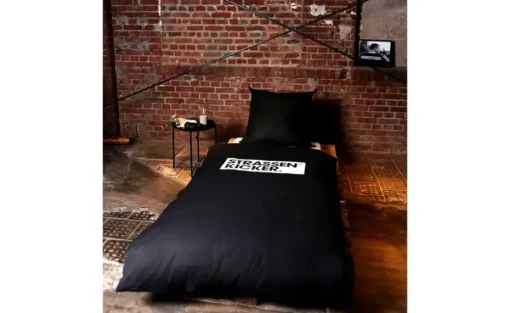 Bettwäsche-Set Strassenkicker | Grau, Schwarz, 200 cm