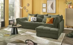 bobb Ecksofa Allegro | Grün, rechts | Möbel Höffner