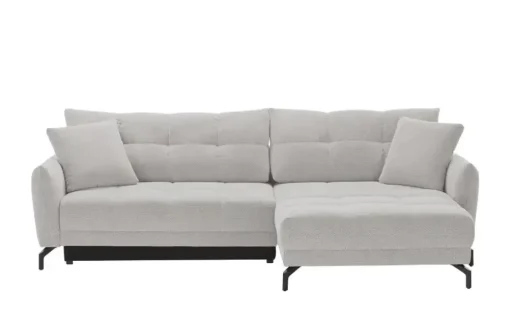 bobb Ecksofa  Casandra de Luxe  | Grau, rechts